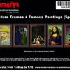 MAIM Picture Frames + Famous Paintings #1 (5pcs) / Uniscale