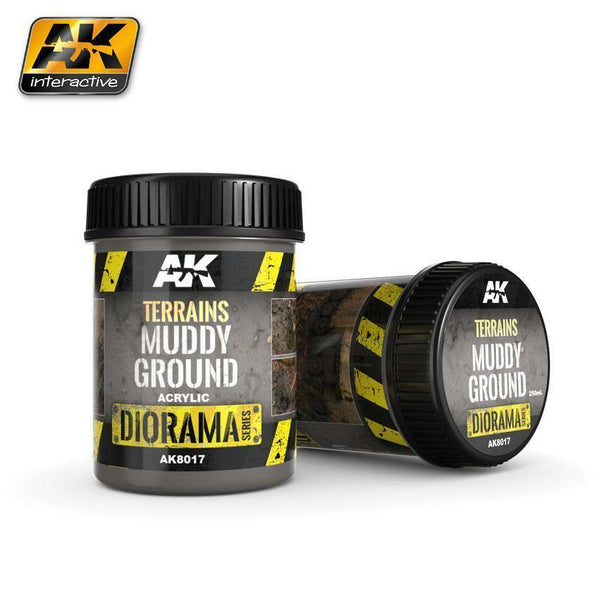 AK TEXTURE PRODUCTS TERRAINS MUDDY GROUND - 250ml (Acrylic)
