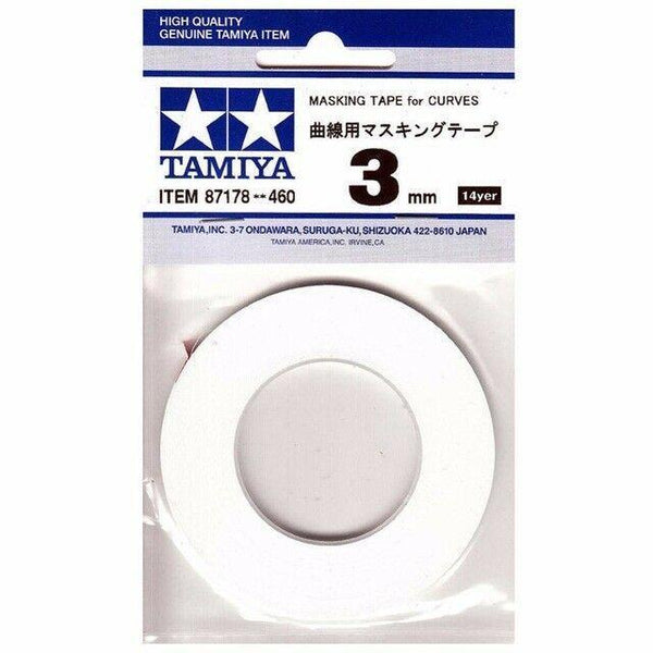 Tamiya Masking Tape for Curves 3mm - 20m roll - Tools / Accessories