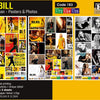 1/35 scale Kill Bill Uma Thurman Posters, billboards