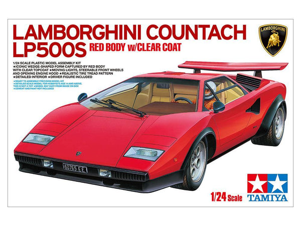 Tamiya 1/24 scale COUNTACH LP500S RED