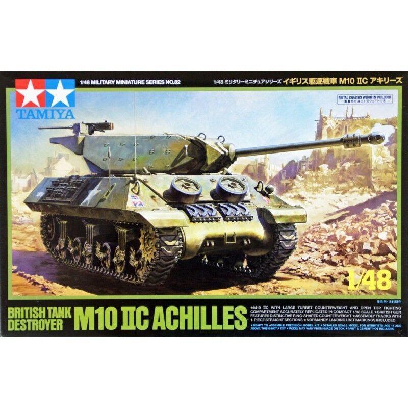Tamiya 1/48 scale WW2 British Commonwealth M10 IIC Achilles tank destroyer model kit