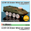 M1126 Stryker ICV Sagged Wheel set (for Academy 1/72)