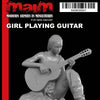 1/35 scale 3D printed model kit - Girl playing Guitar / 1:35