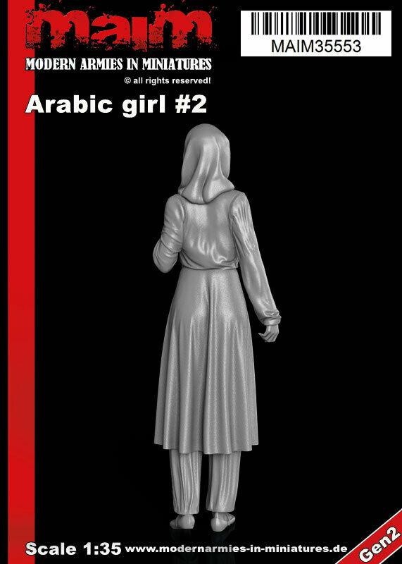 1/35 scale 3D printed model kit - Arabic Girl / Teenager #2 / 1:35