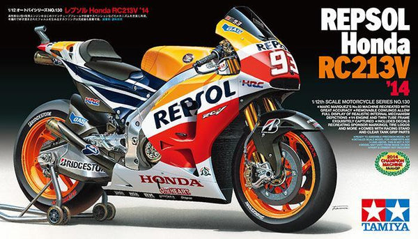 TAMIYA 1/12 BIKES 1/12 REPSOL HONDA RC213V'14 motorbike model kit