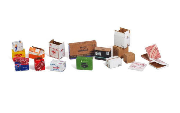 1/35 scale Cardboard Boxes - SMALL SET 2