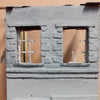 1/35 scale house front #1 - 105mm wide x 175mm high