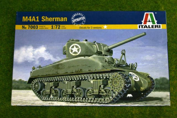 ITALERI 1/72 scale WW2 US / ALLIED M4 SHERMAN tank