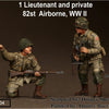 1/35 Scale resin model kit Lieutenant and private 82st Airborne, WW II