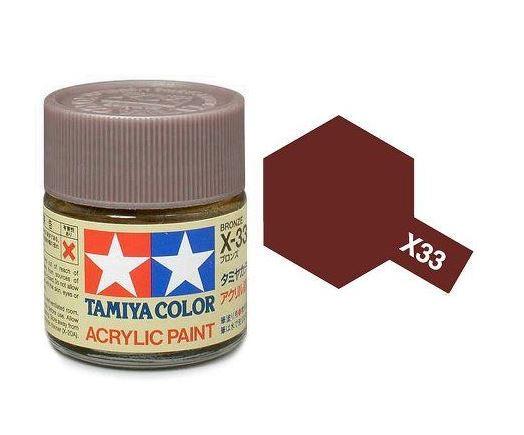 TAMIYA MINI ACRYLIC - ACRYLIC MINI X-33 BRONZE