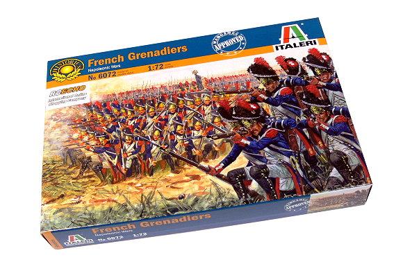 ITALERI 1/72 FIGURES - FRENCH GRENADIERS NAPOLEONIC WARS