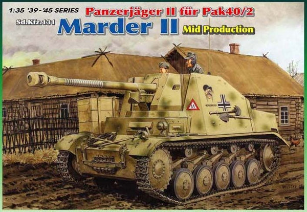 1/35 SD KFZ 131 PANZERJAGER II FUR PAK 40/2 MARDER II MID PRODUCTION
