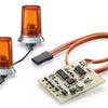 CARSON R/C 24 x 15mm Orange Flashing Light beacon with Electrics .(Model kit upgrade set)