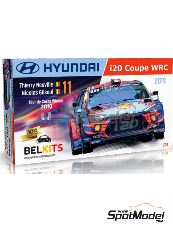 Belkits 1/24 HYUNDAI i20 COUPE WRC 2019 NEUVILLE