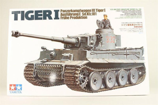 Tamiya 1/35 scale WW2 German Tiger I Early Production tank