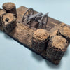 Wargaming Warhammer 28mm Wicker Gabion Gun emplacement battlefield accessory