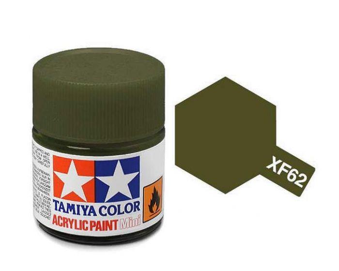 TAMIYA MINI ACRYLIC - ACRYLIC MINI XF-62 OLIVE DRAB