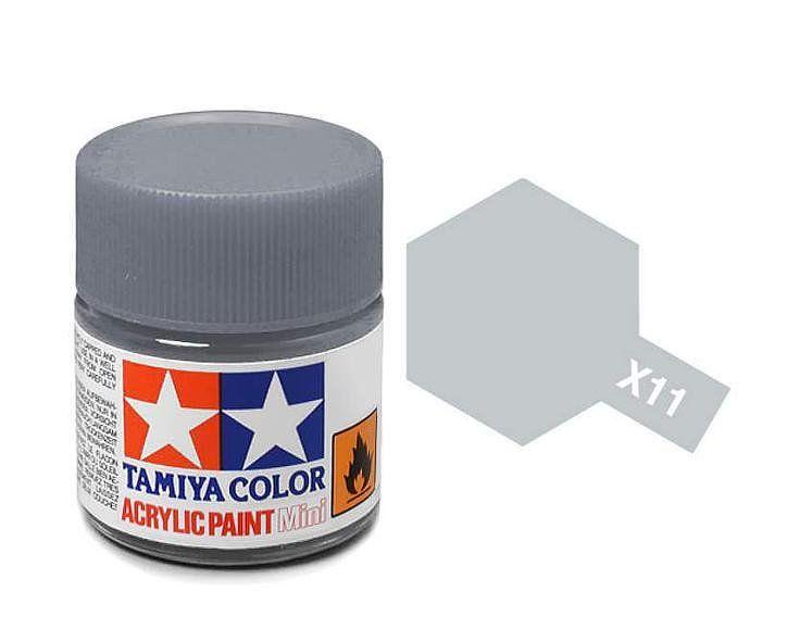 TAMIYA MINI ACRYLIC - ACRYLIC MINI X-11 CHROME SILVER