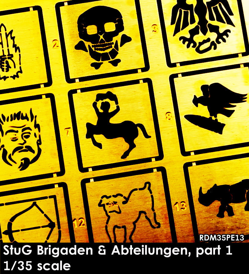RADO WW2 German 1/35 StuG Brigaden & Abteilungen. part 1