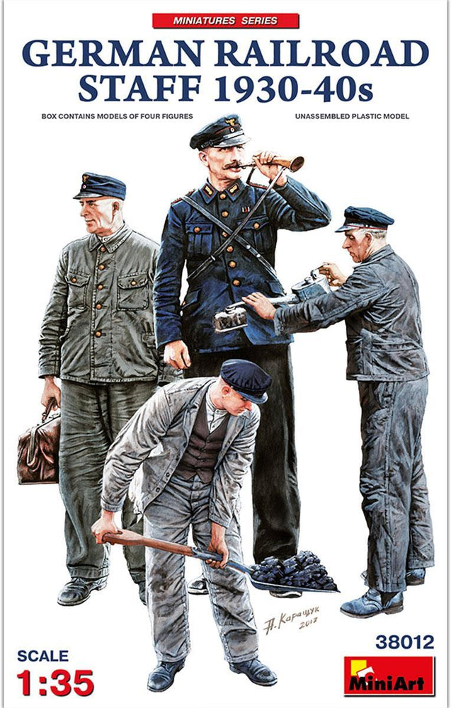 Miniart 1/35 scale GERMAN RAILROAD STAFF 1930-40s