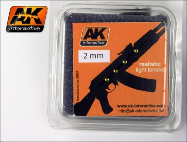 AK INTERACTIVE LIGHT LENSES AMBER 2mm