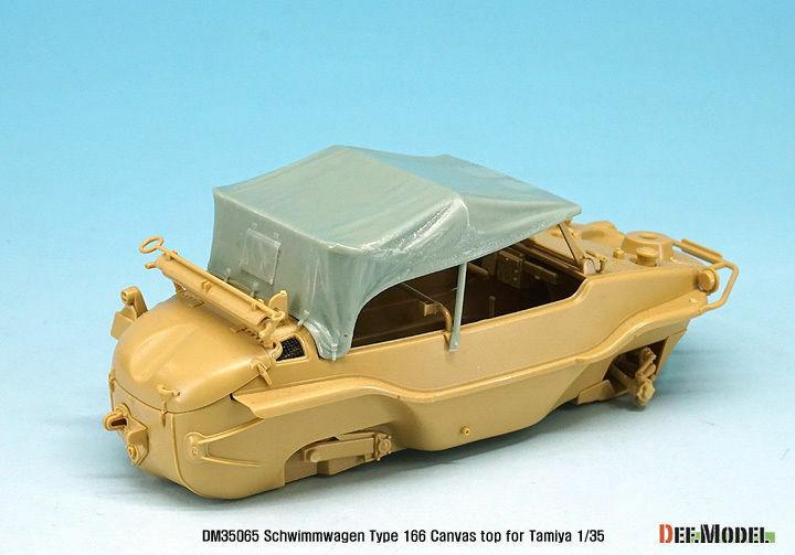 DEF Models 1/35 Scale resin model kit Schwimmwagen Type 166 Canvas Top (for Tamiya)