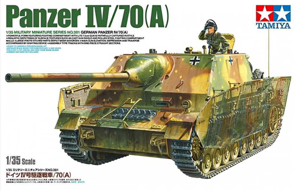 TAMIYA 1/35 WW2 German Panzer IV / 70A tank destroyer model kit