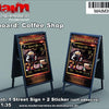 MAIM Billboard: Coffee Shop / 1/35 scale 3D printed model