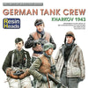 Miniart WW2 GERMAN TANK CREW. KHARKOV 1943. RESIN HEADS 1/35 scale