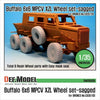 Buffalo 6x6 MPCV Mich. XZL Sagged Wheel set(for Bronco 1/35)