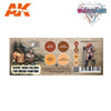 AK Interactive - WARGAME COLOR SET. BASIC SKIN COLORS