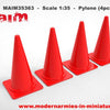 Pylone  - Traffic cones (4pcs) / 1:35