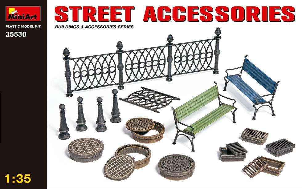 Miniart 1:35 Street Accessories