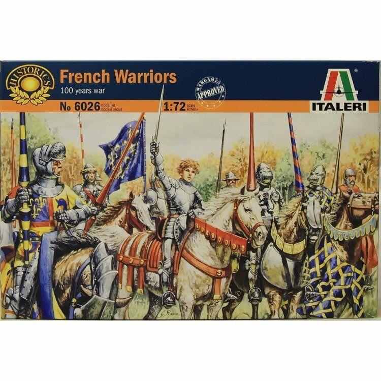 ITALERI 1/72 FIGURES 100 YEARS WAR FRENCH WARRIORS