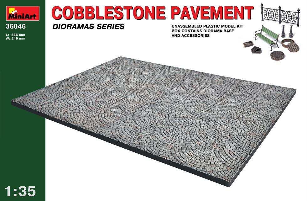 Miniart 1:35 Cobblestone Pavement