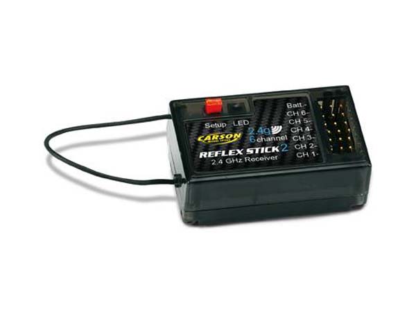 RADIO CONTROL Receiver for Reflex Stick 2 6 Channel Radio