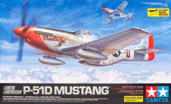 TAMIYA 1/32 AIRCRAFT 1/32 MUSTANG P-51D