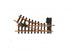 LGB Railways G Gauge - MANUAL SWITCH RIGHT R1