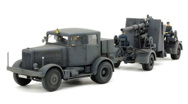 Tamiya 1/48 scale WW2 German SS-100 & 88mm FLAK 37