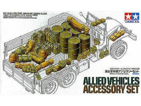 Tamiya 1/35 scale WW2 Allied US Vehicles Accessory Set