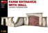 Miniart 1:35 Farm Entrance with Wall