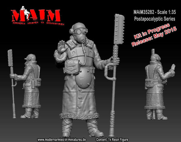 1/35 Scale Resin kit Post Apocalyptic Guard #3