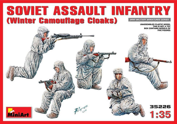 1/35 scale WW2  Soviet Assault Infantry