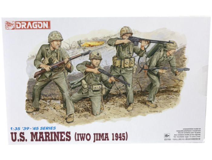 Dragon 1/35 WW2 US Marines (IWO JIMA 1945)