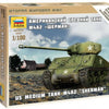 Zvezda 1/100 scale SHERMAN M-4 tank