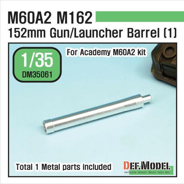 US M60A2 M162 Metal Gun Barrel (for Academy 1/35)