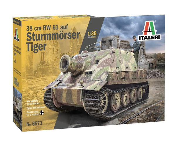 italeri 1/35 scale WW2 German 38CM RW 61 AUS STURMMORSER TIGER