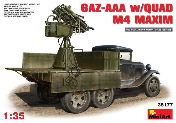 Miniart 1:35 GAZ-AAA w/ Quad M-4 Maxim