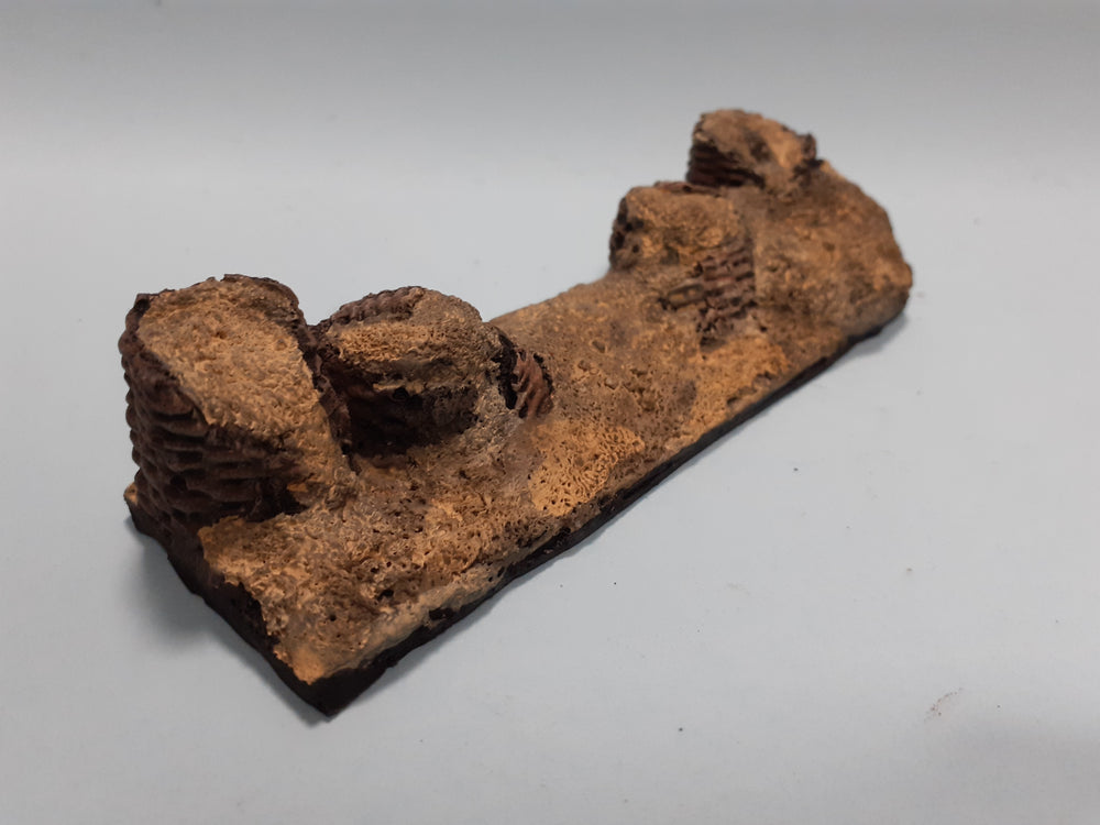 Wargaming Warhammer 28mm Wicker Gabion Destroyed trench section battlefield accessory (Straight)